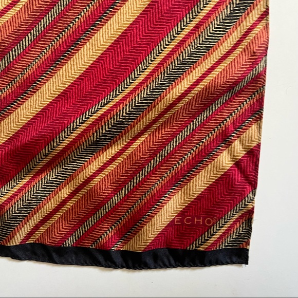 Echo Vintage Silk Scarf - Picture 4 of 5
